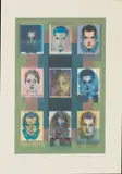 Eduardo Paolozzi, BUNUEL (9 HEADS), 1997, Screenprint, 8/9 A/P, aside from the edition of 40