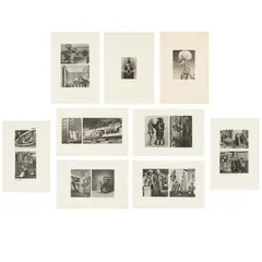 Eduardo Paolozzi, CLOUD ATOMIC LABORATORY, 1971, each etching signed