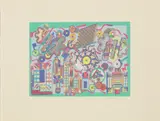 Eduardo Paolozzi, STUDY FOR PEARSON TAPESTRY, 1996, Screenprint, A/P