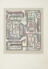 Eduardo Paolozzi, VIERNES-SABADO, 1979, Screenprint, A/P