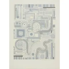 UNTITLED (GREY) by Eduardo Paolozzi, 1974, Screenprint, Artist's Proof, sold Jan 2026