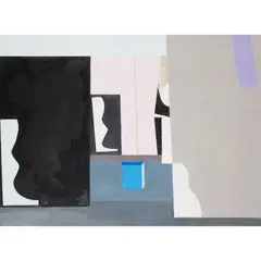 Bruce McLean, UNTITLED, 2013, oil, acrylic and pencil on canvas