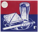 Roy Lichtenstein, 'SANDWICH & SODA' PLACEMAT, 1999, Screenprint on clear plastic