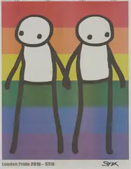 Stik, LONDON PRIDE, 2016, Off-set lithograph on newsprint