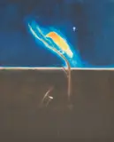 Craigie Aitchison, YELLOW BIRD (BIRD ON A BRANCH), 1989, Screenprint, 89/160