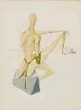 Salvador Dalí, MINOS, FROM 'THE DIVINE COMEDY' SERIES (INFERNO, CANTO 5)