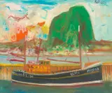John Bellany, MIZPAH -1990, oil on canvas