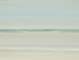 Bet Low, UNTITLED (DISTANT MISTY LANDFORM), watercolour and pastels