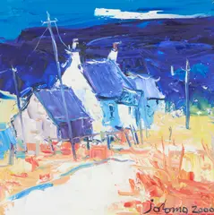 John Lowrie Morrison, AUTUMN AT SKIPNESS, KINTYRE, 2000, oil on canvas