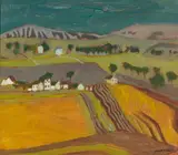 David M. Martin, NEAR STRATHAVEN, oil on board