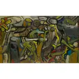 Brian Bradshaw, UNDER-OVER-WORLD, oil on board