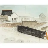 Elizabeth Blackadder, BEACH AT PORS-EVEN, BRITTANY