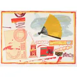 Elizabeth Blackadder, STILL LIFE WITH PAGODA (ALLAN 87), 1997, Screenprint on Somerset paper, AP 7/10, aside from the edition of 100