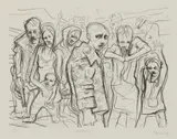 Peter Howson, ROADSIDE, Lithograph, P/P