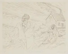 Peter Howson, THE AGE OF UNCERTAINTY, 1990, Etching, A/P