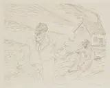 Peter Howson, THE AGE OF UNCERTAINTY, 1990, Etching, A/P