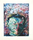 John Byrne, PORTRAIT OF JAMES KELMAN (DESIGN FOR CANONGATE), 2001, Lithograph, 75/100