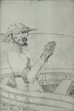 John Bellany, ON THE BOAT, Etching, A/P