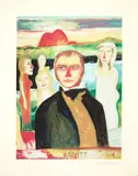 John Bellany, PORTRAIT OF SIR WALTER SCOTT (DESIGN FOR CANONGATE), 2001, Lithograph, 11/100