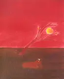 Craigie Aitchison, RAM IN THE MOONLIGHT (PECK 14), 2000, Screenprint, 2/75