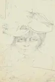 John Bellany, MY GRANDMOTHER, 1992, pencil and charcoal on paper