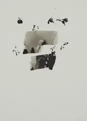 William Johnstone, UNTITLED (CALLIGRAPHIC INK), ink drawing