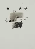 William Johnstone, UNTITLED (CALLIGRAPHIC INK), ink drawing