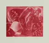John Byrne, THE RED TATTOO, 2005, Mezzotint, 3/30