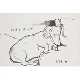 David Hockney, LITTLE BOODGE, 1993, Off-set lithograph, published by 1853 Gallery, Salts Mill, Saltaire, Yorkshire