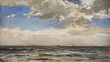 Hector Chalmers, LARGO BAY, oil on board