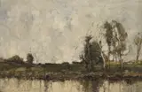 William Alfred Gibson, NEAR MONTOIRE, LOIR-ET-CHER, oil on canvas