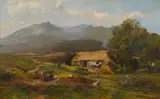 Alexander Fraser Jr, THE SEVEN SISTERS, BEN CRUACHAN, oil on canvas