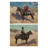 William Kennedy, A TROOPER OF DRAGOON GUARDS, oil on board,