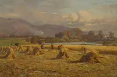 Duncan Cameron, HARVEST TIME, oil on canvas