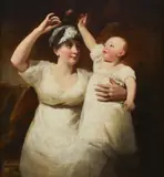 Henry Raeburn, DOUBLE PORTRAIT OF MRS GRAHAM YOUNG AND HER CHILD