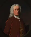 Allan Ramsay, PORTRAIT OF A GENTLEMAN, POSSIBLY COLONEL SIR JOHN WALKINSHAW OF BARROWFIELD (1676–1780)