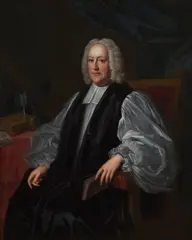 PORTRAIT OF ARCHBISHOP THOMAS HERRING by Allan Ramsay, oil on canvas, sold Oct 2025