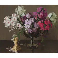 Herbert Davis Richter, STILL LIFE OF PHLOX, oil on canvas
