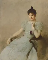 William Quiller Orchardson, PORTRAIT OF ALICE FAIRFAX RHODES, oil on canvas