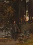 POACHERS by James Lawton Wingate, oil on canvas, sold Oct 2025