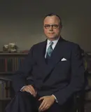 Herbert James Gunn, PORTRAIT OF SIR ERNEST LEVER, oil on canvas