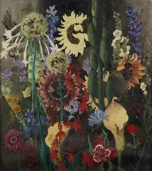 Cedric Morris, PAYSAGE DU JARDIN No.2, 1931, oil on canvas