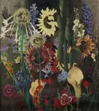 Cedric Morris, PAYSAGE DU JARDIN No.2, 1931, oil on canvas