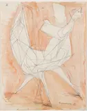 Bernard Meadows, DRAWING FOR SCULPTURE (COCK), 1956