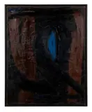 Stephen Gilbert, BLUE, RED, BROWN ABSTRACT, 1950, oil on canvas