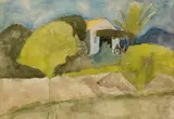 Piotr Potworowski, SPANISH LANDSCAPE, c.1950s