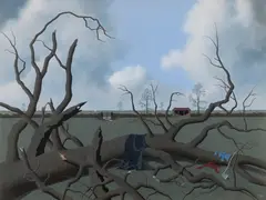 Tristram Hillier, FALLEN ELM, 1979, oil on canvas