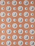 Mitzi Cunliffe, SUN AND MOON PANEL, DESIGNED 1955-6, screenprint on cotton