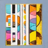 Jacqueline Groag, TWO UNTITLED DESIGNS, collage and acetate on paper