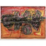 Guillaume Cornelis van Beverloo, ASMARA, 1957 (DONKERSLOOT 43), colour lithograph, an Artist's Proof aside from the edition of 100